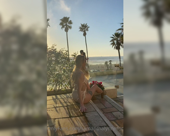 Samanthalynnmodel - Love modeling during sunset with the beautiful beach and palm trees 1