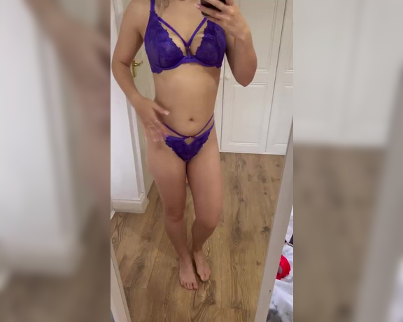 Nickandnicole - (Nick and Nicole) - What do you think to my new purple lingerie went for purple for a change would love to hear your