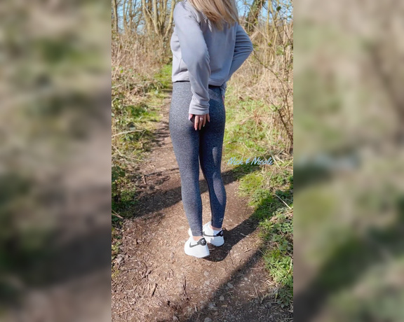 Nickandnicole - (Nick and Nicole) - Walking makes me so wet! I really enjoy the fear of being caught whilst flashing, what an adrenaline