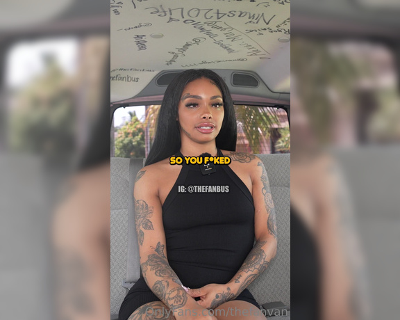 Thefanvan - NEW BADDIE ALERT @therealvickyy tells us about the craziest place she got fucked!!! After the inte 2