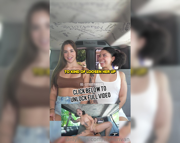 Thefanvan - FIRST FANBUS ANAL SCENE EVER!! @jadeteen steals her Brother’s girl @shweetnlow and Fucks her in th 1