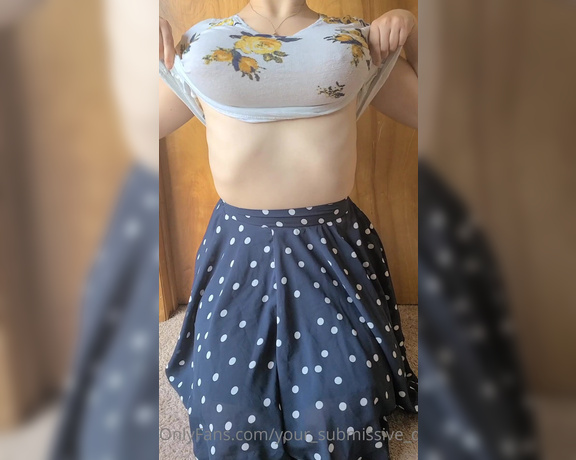 Your_submissive_doll - (Valorie) - Warmer weather means I get to wear more easy access sun dresses 4