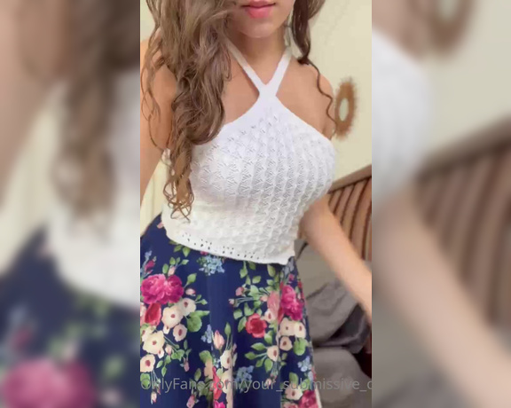 Your_submissive_doll - (Valorie) - Not a sundress, but Im sill loving the breeze on my ass in this skirt (Outfitdrop of the day ) 4