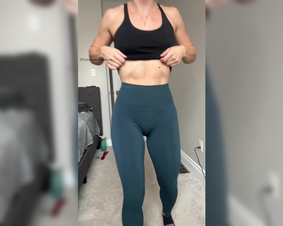 Jessieandjackson - (Jessie and Jackson) - GYM OUTFIT ON OFF  PANTIES  RUBBING MY PUSSY  ( Jackson (@JacksonP) solo lovers swip