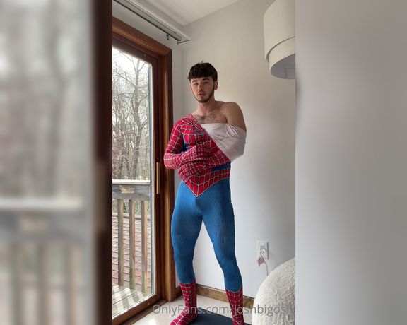 Joshbigosh - Still not feeling 100% yet from being sick. Anyways I just got a spider man suit