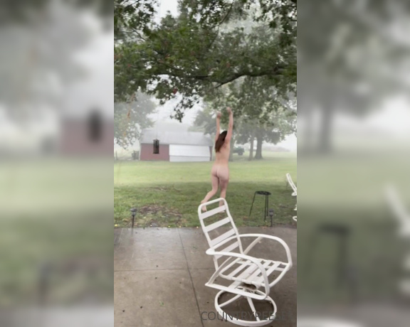 Countrybanger - (Reese Leon) - Here’s the full length video of me playing naked in a rainstorm !! I figured I should reward