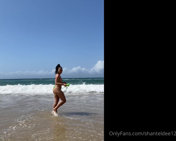 Shanteldee12 - (Shantel Dee) - Tits out at the beach