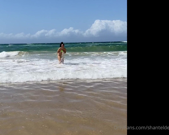 Shanteldee12 - (Shantel Dee) - Tits out at the beach