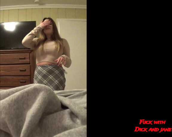 Fuck w Dick and Jane - Step Sister Laughs at Your Small Cock, Handjobs, Role Play, Small Penis Encouragement, Squirting, Taboo, ManyVids