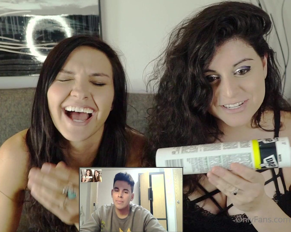 Briaandchrissy - Showing Men Our Caulk We had so much fun.. this was Chrissys first time on Chatroulette and we had