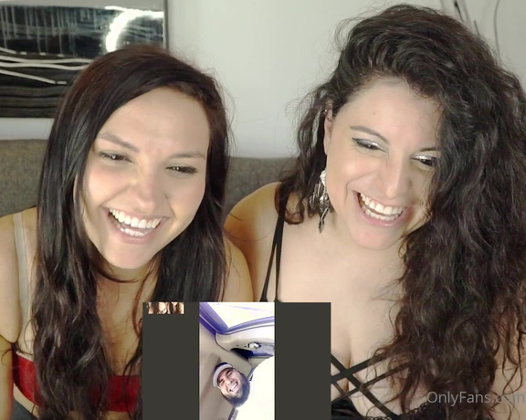 Briaandchrissy - Showing Men Our Caulk We had so much fun.. this was Chrissys first time on Chatroulette and we had