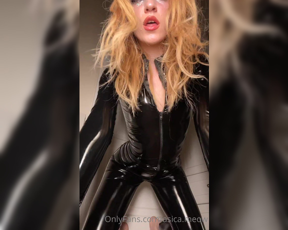 Asica.meow - When I wear latex I become more....comment on below How do you see me when I wear it