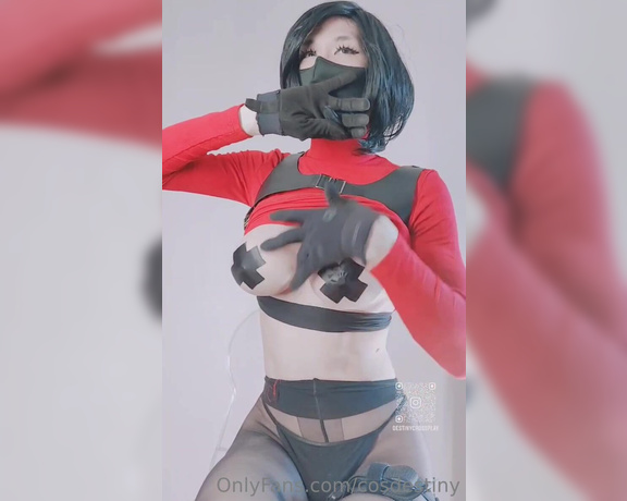 Destiny AKA Cosdestiny - Ada wong ppv imagine to see then buttholeoutline and spread then ass tought the chair your eye is
