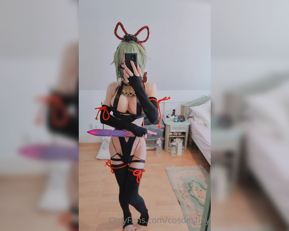 Destiny AKA Cosdestiny - Feet fetish video kuki shinobu I SWEAR those feet make me horny so much 3 1