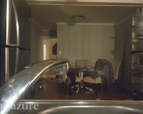 Emily Azure AKA Emmiazure - Just bored doing the dishes last night..topless (Audio is a little loud)