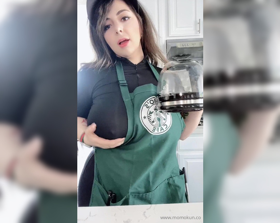 Mariah Mallad AKA Momokun - Teaser video for barista! The messages have been wonky but OF told me the bugs should be fixed withi