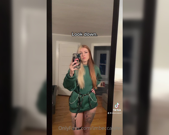 Becca Lynn aka Imbeccalynn - Soo I made a new tiktok.. Thinking about making alternate endings for them to post here. Tiktok wou