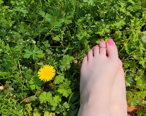Thetinyfeettreat - It felt so good after work the other night that I took part of my foot care routine outside. What do