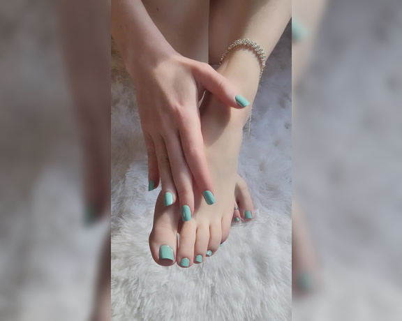 Thetinyfeettreat - Do you like my icy blue manicure & pedicure I actually had this color done in December, and then