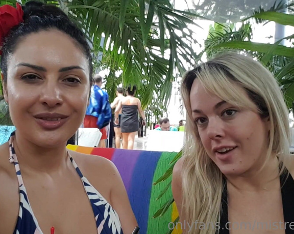 Ezada Sinn aka Ezada - Miss Tess and I have a task for you. While We enjoy a delicious cocktail at the Therme We want you