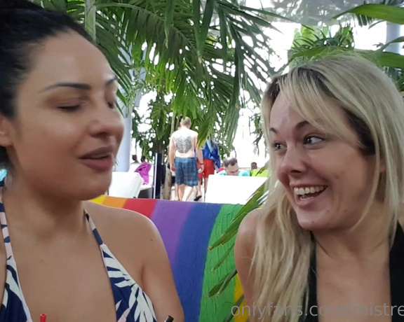 Ezada Sinn aka Ezada - Miss Tess and I have a task for you. While We enjoy a delicious cocktail at the Therme We want you