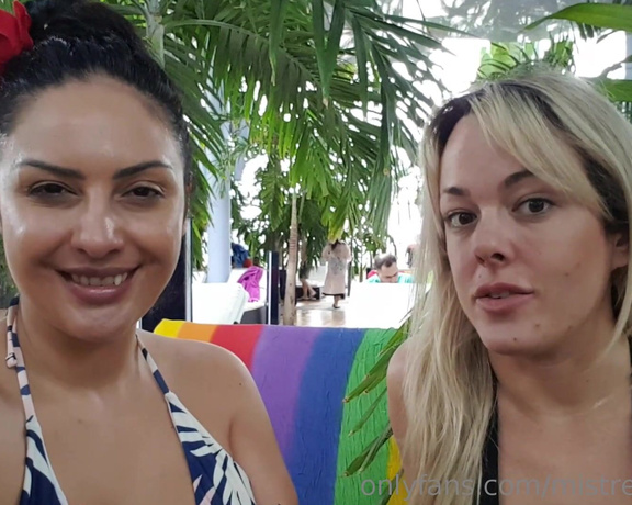 Ezada Sinn aka Ezada - Miss Tess and I have a task for you. While We enjoy a delicious cocktail at the Therme We want you