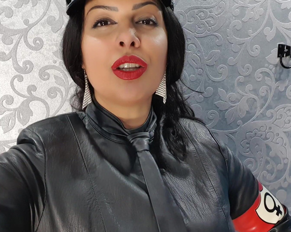 Ezada Sinn aka Ezada - My new latex armbands are finally here. I love to display the Matriarchy symbol everywhere as a cons