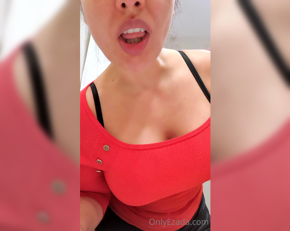 Ezada Sinn aka Ezada - Eat My spit! #ExclusiveClip #spitting