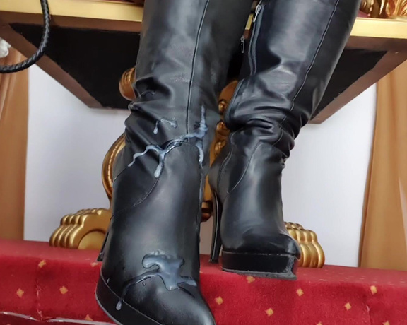 Ezada Sinn aka Ezada - I know you love leather. I know you love My thigh high leather boots. Do you love Me in leather so