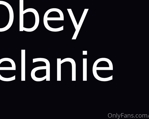 Goddess Melanie aka Obeymelanie - I know today is the day I promised to give you your first blowjob since I locked you in chastity but