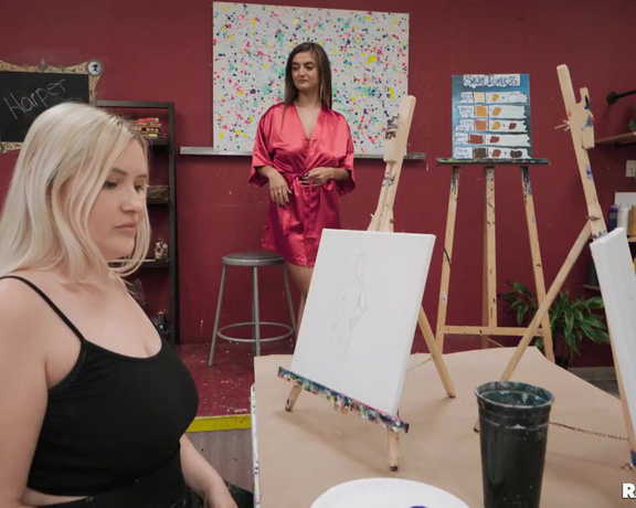 (WorkMeHarder, RealityKings) Emma Shay, Harper Madison - Getting College Ass In Art Class, Young, Big Tits, Big Ass, Gonzo, Hardcore, All Sex