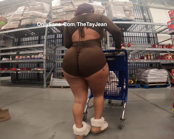 Thetayjean - If you see me out shopping what are you doing you speaking or