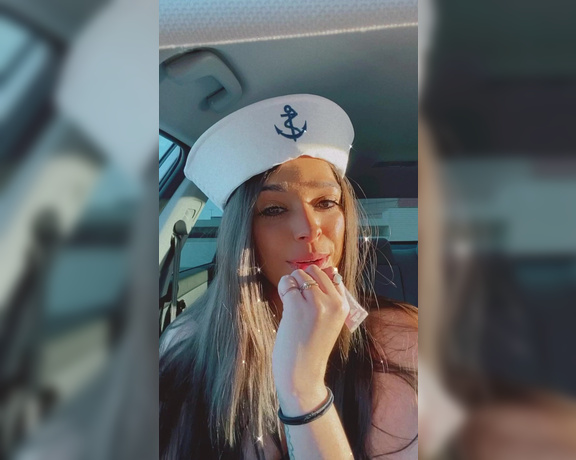 VybrantVibesVIP -  Stripping in my car before work,  Amateur, Solo