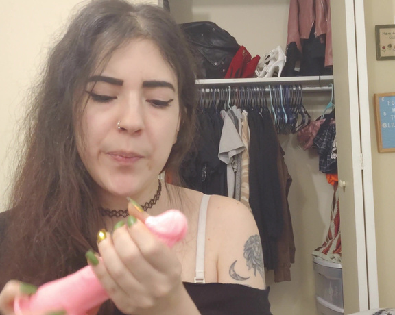 LilRedVelvet - panty to the side dildo fuck joi