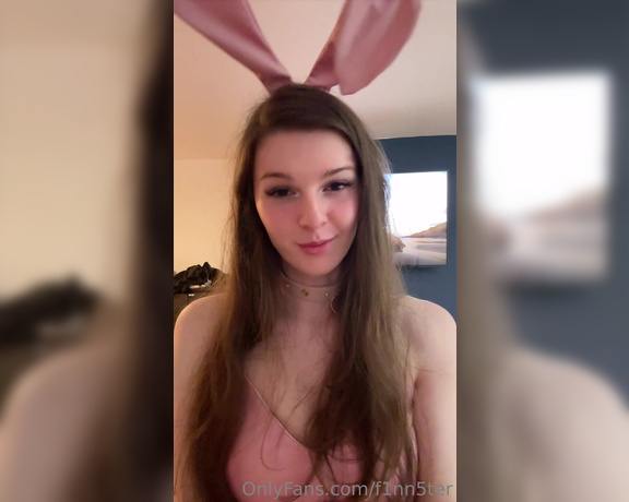 F1nn5ter -  Onlyfans Would you let a bunny girl nibble on your carrot,  Solo, Small Tits