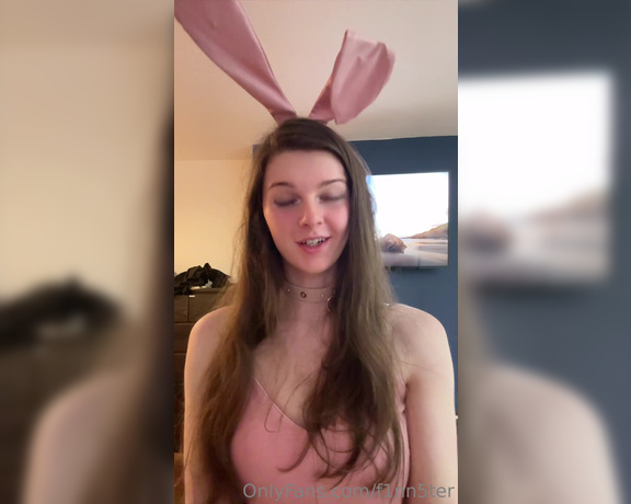 F1nn5ter -  Onlyfans Would you let a bunny girl nibble on your carrot,  Solo, Small Tits