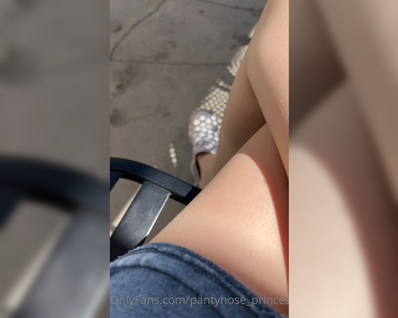 Pantyhosegirl99 aka Pantyhose_princess99 - This guy is sitting across from me drinking a soda just not even hiding the fact that he’s staring