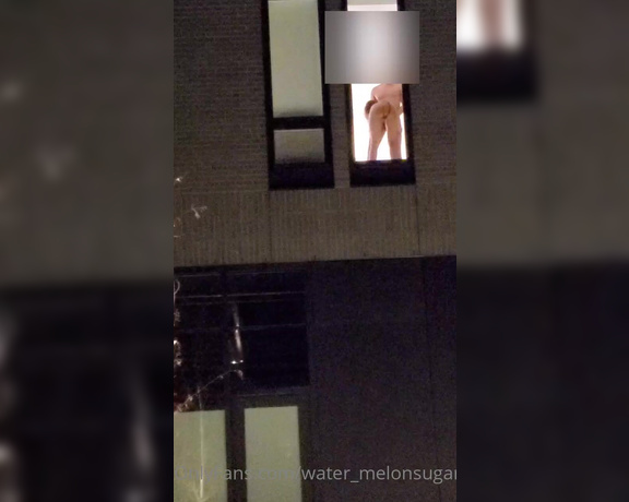 Hotwife Jenny aka Water_melonsugar3 - Video quality sucks and I apologize for that. But heres a clip hubby took sitting outside watching