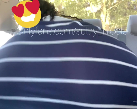 Sultry Nicole aka Sultry_nicole - Car twerk session