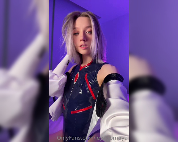 Leya Gornaya aka Leyagornaya - Hot tik toks in a Cyberpunk Lucy cosplay Tip $15 under this post, to get 5 naked 18+ tik tok 5