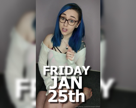 Miss Arcana aka Missarcana - Guys!! Im super super excited to announce that Friday January 25th, Im officially opening my first