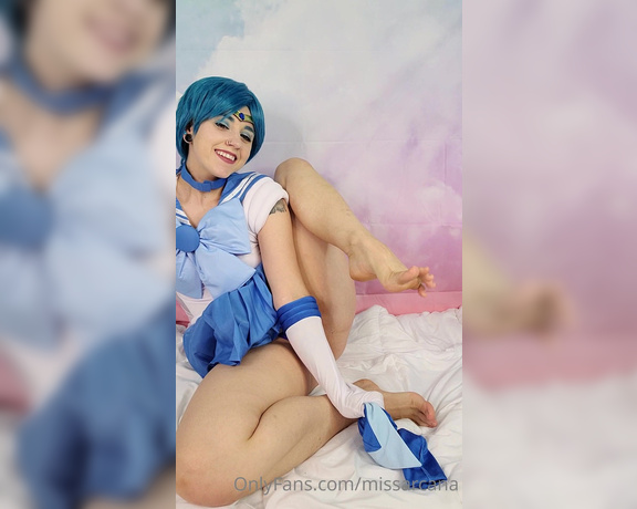 Miss Arcana aka Missarcana - (11 20 & Vid #1) Sock removal video because obviously you want your Sailor Mercrury to be barefoot 2
