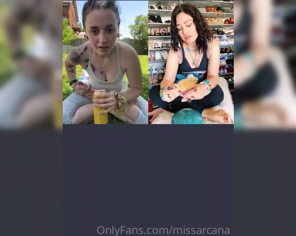 Miss Arcana aka Missarcana - Tiktok live REPLAY with @ashleyfancyfetish ($5) @theashleyfancy (free)  You guys gotttaaaa follow