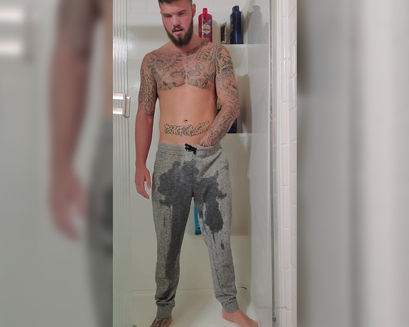 Inkfit - Shower action plus a jack off session minute video ,with waterworks