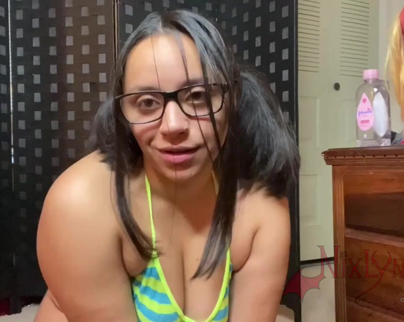 Nixlynka - Oily Ass Latina Double Penetration JOI In this video I bring back the sporty slut latina idea but wi_6