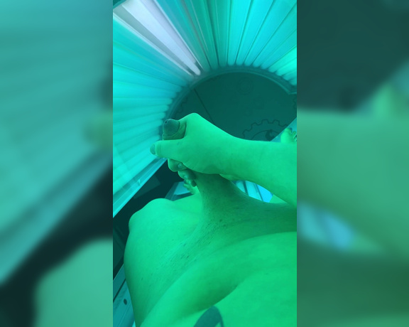 Angelinaplease - I came so much in the tanning booth first time doing something like this