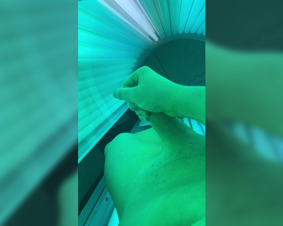 Angelinaplease - I came so much in the tanning booth first time doing something like this