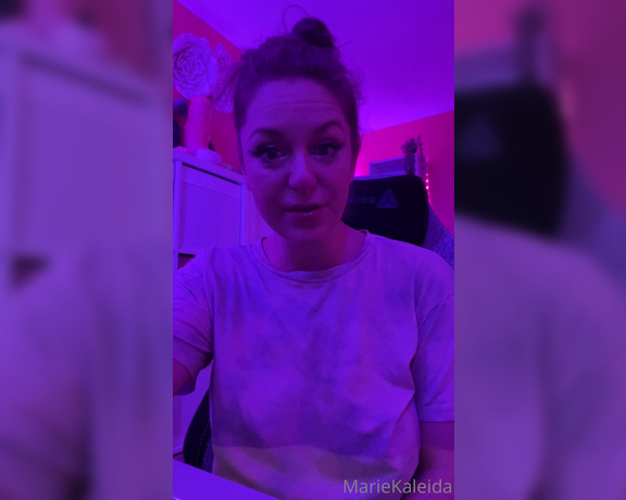 Marie Kaleida aka Mariekaleida onlyfans - Little late night rambling! Some things if you don’t wanna watch Costumes will be making an appea