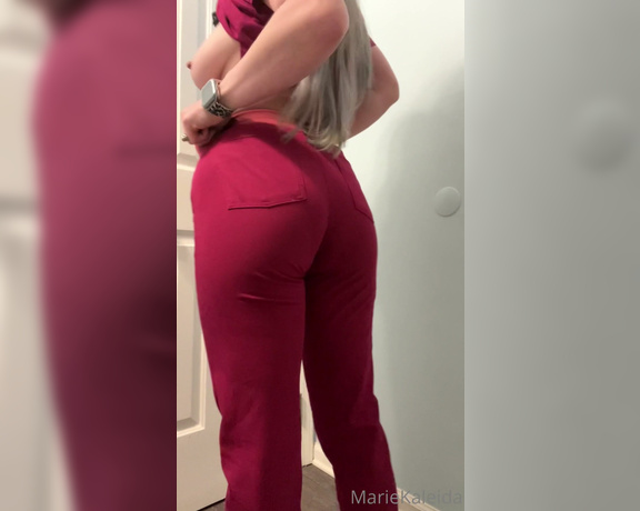 Marie Kaleida aka Mariekaleida onlyfans - Had to bust out some scrubs again for all you scrub lovers part 2 of the naughty nurse series 7