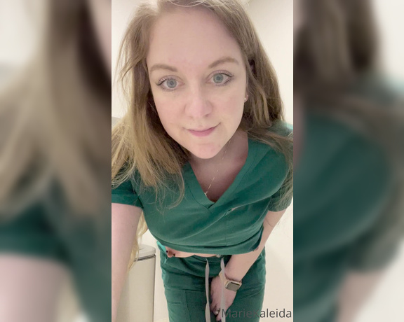 Marie Kaleida aka Mariekaleida onlyfans - All decked out in green, I must be feeling festive naughty nurse all plugged up and feeling fris 8